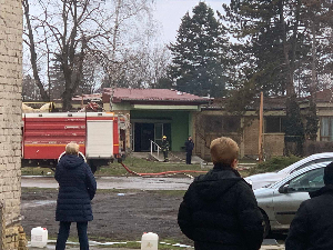Угашен пожар у бањи Бездан код Сомбора
