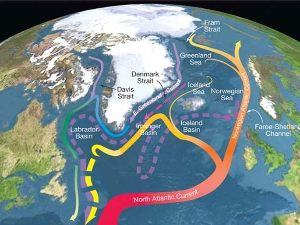 Атлантска циркулација, која дистрибуира топлоту и енергију широм света, близу тачке пуцања