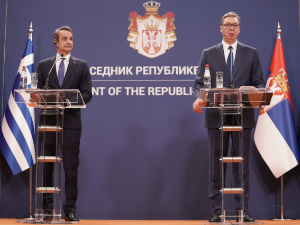 Вучић: Ово ће бити година огромног напретка односа Србије и Грчке; Мицотакис: Сигуран сам да се Србија убрзано приближава ЕУ