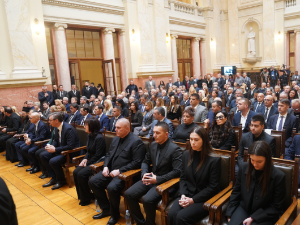 Комеморација  Драгану Марковићу Палми у Скупштини Србије