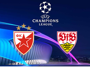 Спортско вече, фудбал: Лига шампиона: Црвена звезда - Штутгарт