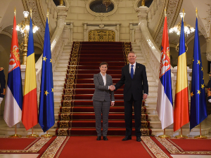 Брнабићева са Јоханисом у Букурешту: Румунија спремна да помогне Србији на путу ка ЕУ