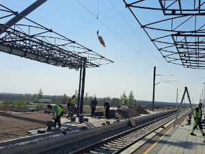 Упозорење, под високим напоном контактна мрежа на брзој прузи Нови Сад-Врбас