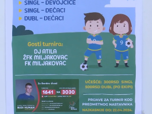 Звездарски средњошколци удружени у хуманости - продајни базар и турнири за Ђорђево лечење