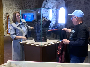 У Голубачком граду" изложба средњевековних оклопа и фресака "Свети ратници"