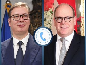 Вучић разговарао телефоном са кнезом Албертом II од Монака