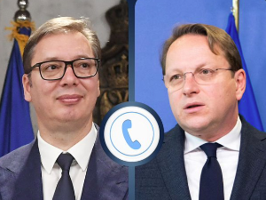 Вучић разговарао с Вархељијем о Фонду за Западни Балкан