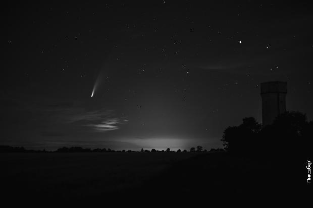 Халејева комета једна је од начувенијих у историји човечанства (илустрација)