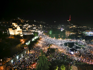 Око 50.000 демонстраната у Тбилисију на протесту због закона о страним агентима
