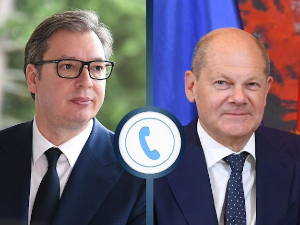 Вучић и Шолц о неподношљивом стању по Србе на КиМ и очувању стабилности