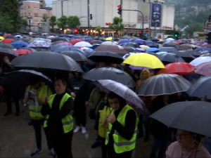 Протест у Ужицу због пожара на депонији Дубоко