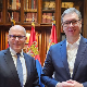Вучић са Бајером о европским интеграцијама Србије и региона