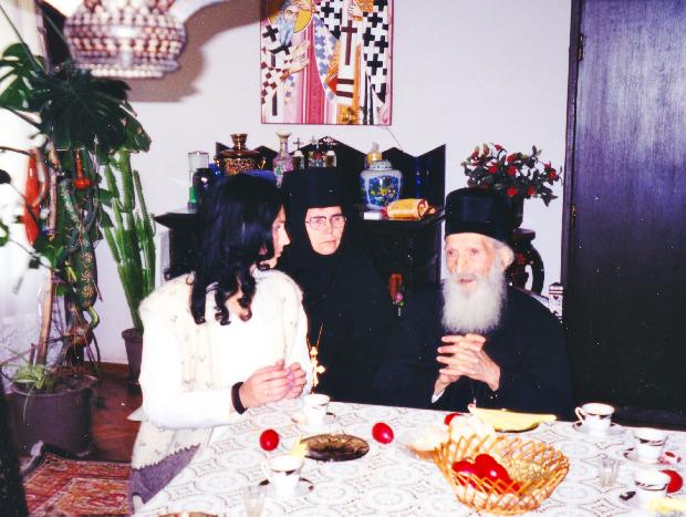 Са патријархом Павлом на Косову 2000.