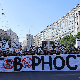 Протестни кортео навијача Партизана - траже се оставке клупских функционера