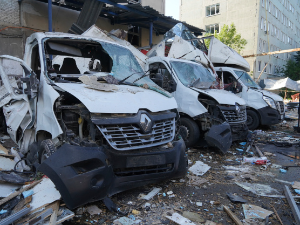 У ракетном нападу на град Харков погођена пошта; Москва: Уништено 36 дронова изнад региона на југозападу Русије