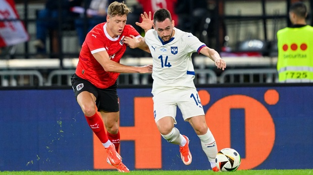 Пораз Србије против Аустрије у првој провери пред Евро