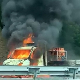 Запалио се камион са плинским боцама на путу Крагујевац-Баточина