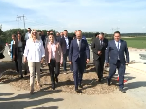 Сусрет делегација Србије и Српске на Рачи, обишли радове на ауто-путу Кузмина - Бијељина