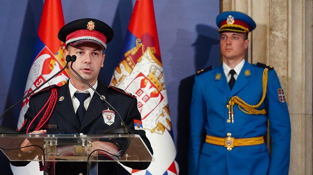 Новости дана: Орден за жандарма (FOTO: Tanjug / VLADIMIR ŠPORČIĆ (STF)) Новости дана: Орден за жандарма