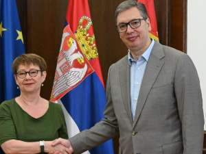 Вучић са председницом ЕБРД-a о приоритетним пројектима и улагањима у оквиру Експа