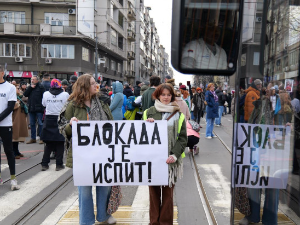 Матуранти Јовине гимназије окупљени у пленуму најавили крај блокаде за 9. јануар
