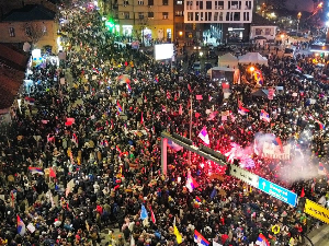 Тишином у поноћ завршена петнаесточасовна студентска блокада Лепеничког булевара у Крагујевцу
