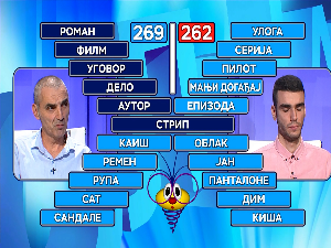 ТВ Слагалица и обрт у девет секунди: мачка, лав па – победа