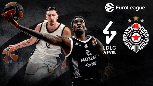 Партизан у Француској - Асвел препрека ка другој узастопној победи у Евролиги