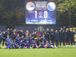 Кадети Србије победили БиХ за пласман у другу квалификацијама за ЕП у фудбалу