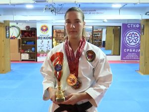 Европска шампионка у каратеу Kраљевчанка Андреа Антовић  