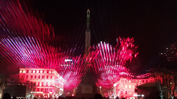 Разгледница са Фестивала светлости у Риги