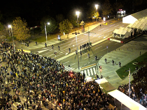 Скупови подршке Дијани Хрки код Народне скупштине и у више градова Србије