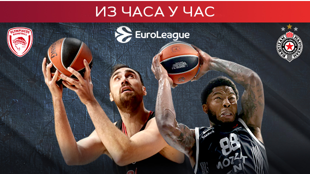 Партизан пред тешким задатком против Олимпијакоса у Пиреју