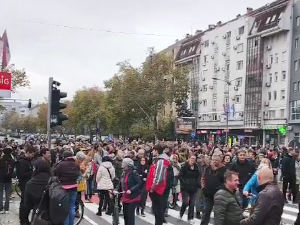 Скуп подршке аутопревознику Јаћимовићу у Новом Саду