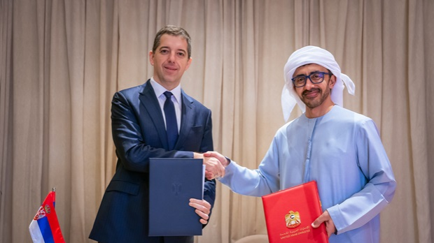 Ђурић са шеиком Абдулахом бин Заједом Ал Нахјаном о јачању стратешког партнерства Србије и УАЕ