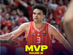 Елајџа Брајант МВП 16. кола Евролиге
