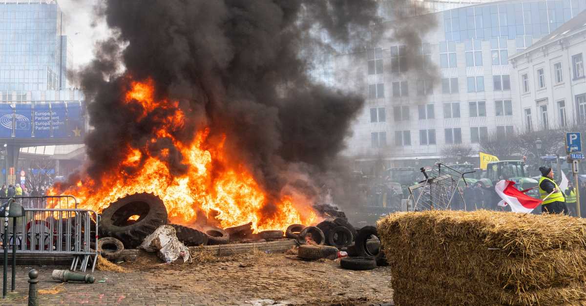 Брисел: Протест европских пољопривредника због најављеног трговачког споразума са државама Јужне Америке