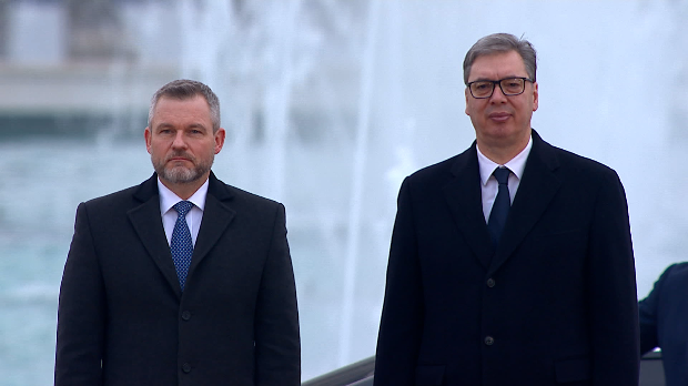 Словачки председник Пелегрини у дводневној посети Србији, дочекао га Вучић 