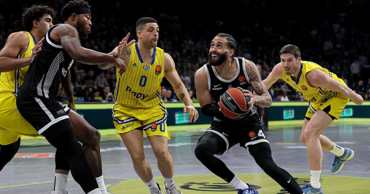 "Киша" тројки Партизана у првој деоници, Макаби брзо преокренуо резултат