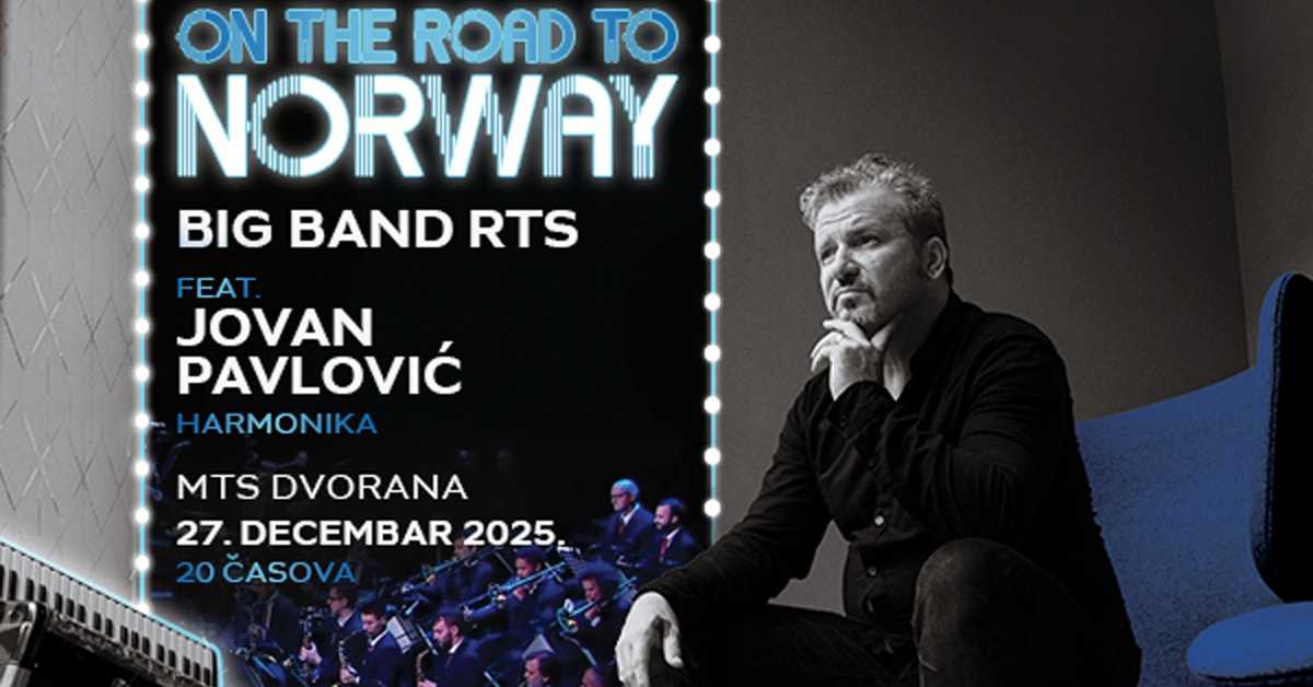 Од Балкана до Скандинавије: хармоника Јована Павловића у дијалогу са Биг бендом РТС-а