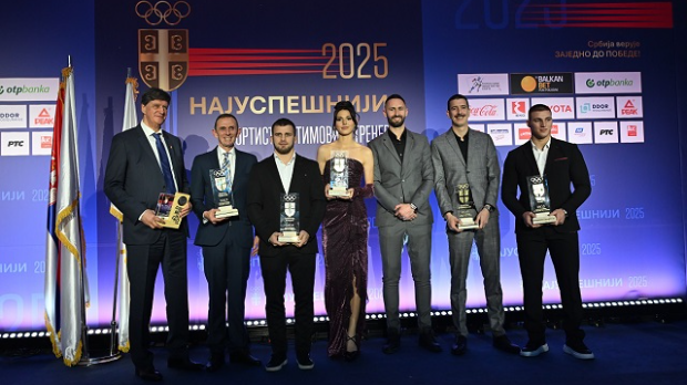 Олимпијски комитет Србије прогласио најбоље у 2025: Ангелина Топић и Александар Комаров најуспешнији
