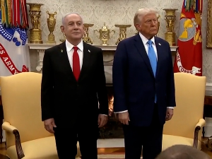 Трамп: Друга фаза примирја у Гази чим се разоружа Хамас; Нетанјаху: Трамп предводи слободни свет