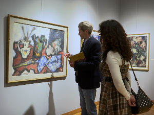 Сомбор: Изложба "Раскош цвећа и мртве природе у делима Милана Kоњовића" 