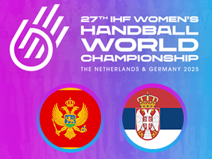 Рукомет (ж) - СП: Црна Гора - Србија, осмина финала