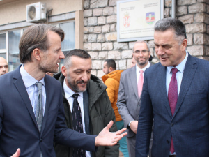 Фон Бекерат у Новом Пазару, састанак са градоначелником Бишевцем