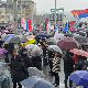 Трочасовна блокада Бранковог моста; протестна шетња новосадских средњошколаца
