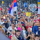 Шетња "Кругом двојке" у Београду, вишечасовне демонстрације у Новом Саду