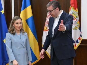 Вучић са шведском министарком о европском путу Србије и ситуацији у земљи и свету