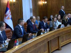 Ђуро Мацут  преузео дужност премијера, прва седница Владе у новом сазиву