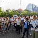 Протест испред Министарства просвете у Београду; средњошколци пешаче до Новог Сада Протест испред Министарства просвете у Београду; средњошколци пешаче до Новог Сада